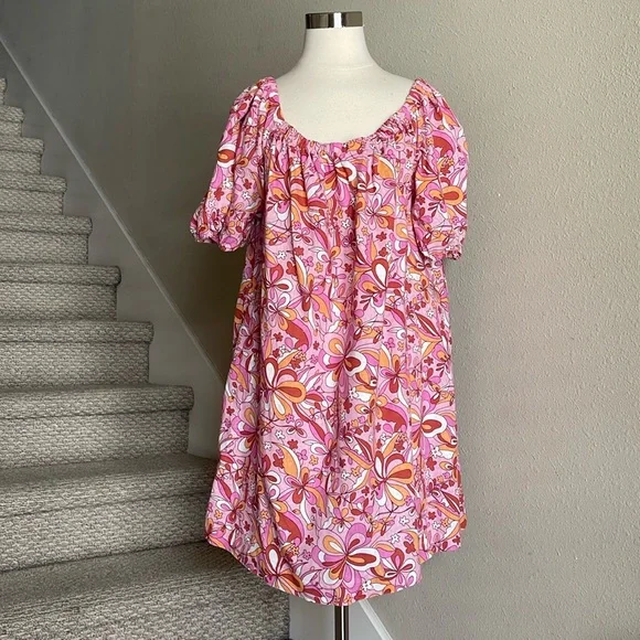 a.n.a | Dresses | Ana Sz L Spring Floral Swing Dress With Pockets | Poshmark